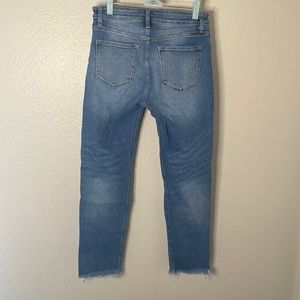 Ripped kancan straight leg jeans